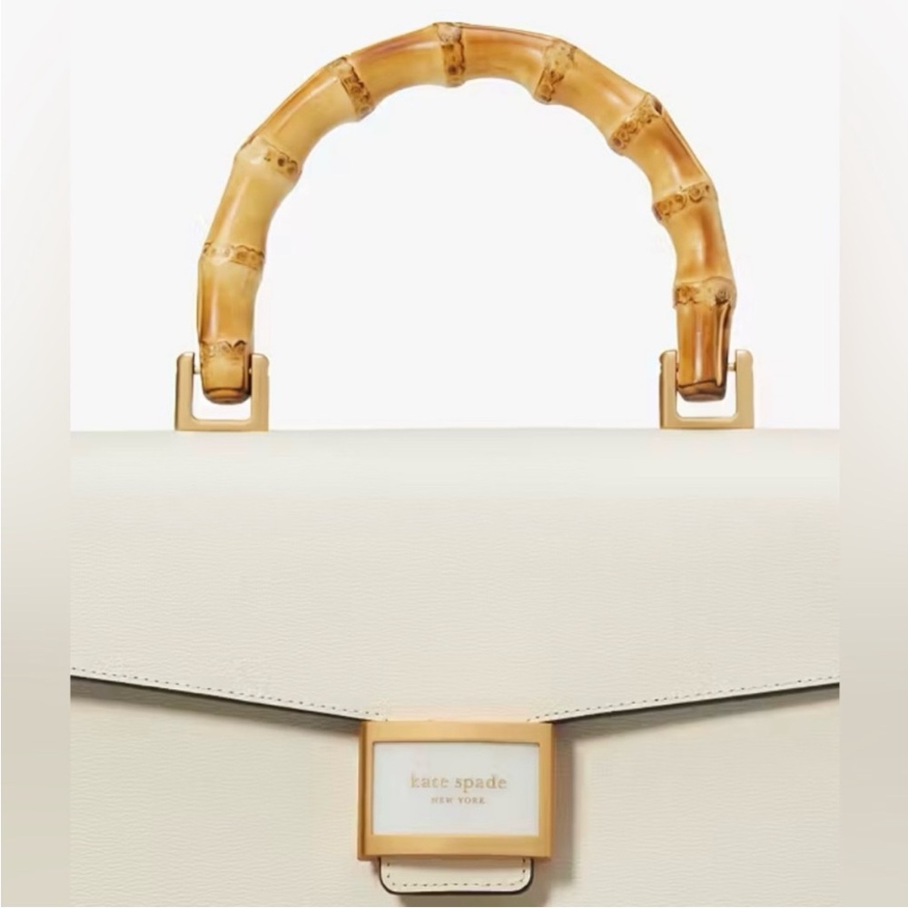 Kate Spade Satchel with Bamboo Handle - Picture 3 of 6